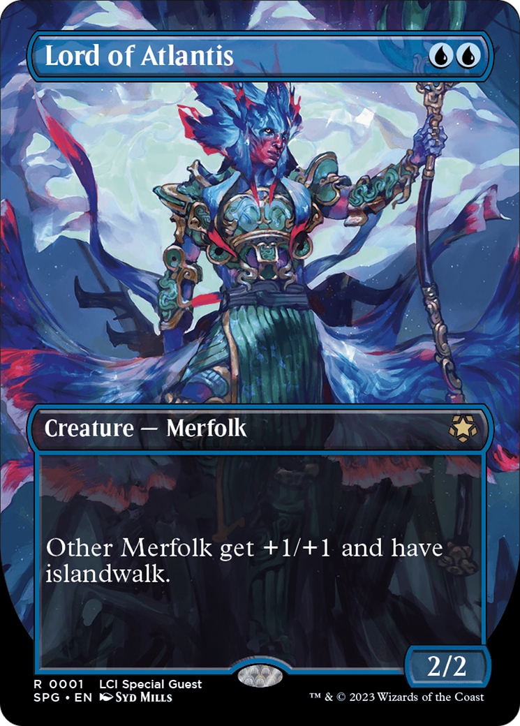 Lord of Atlantis (Borderless) (SPG-001) - Special Guests (Borderless) Foil