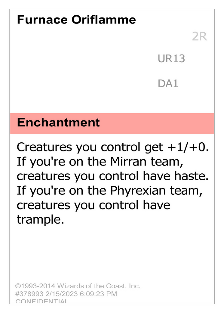 Furnace Oriflamme (UNK-UR13) - Unknown Event