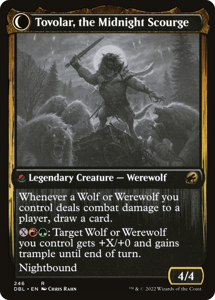 Tovolar, Dire Overlord (DBL-246) - Innistrad: Double Feature: (Double Faced Transform)