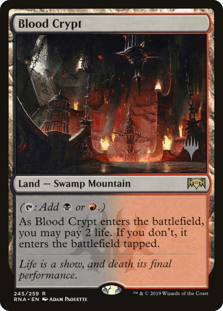 Blood Crypt (PPELD-245) - Ravnica Allegiance Promos Foil