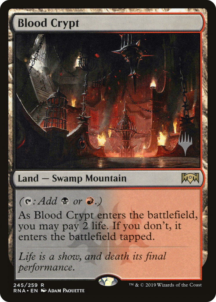 Blood Crypt (PPELD-245) - Ravnica Allegiance Promos Foil