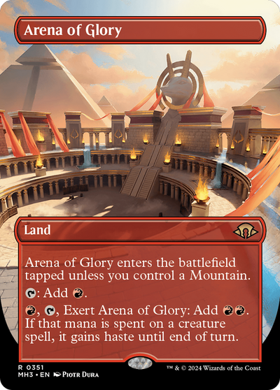 Arena of Glory (Borderless) (MH3-351) - Modern Horizons 3 (Borderless) Foil