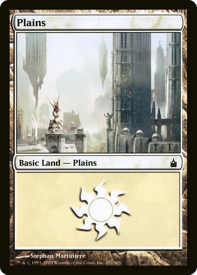 Plains (287) (RAV-287) - Ravnica: City of Guilds