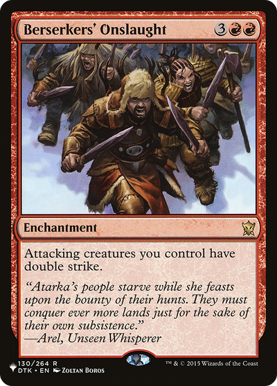 Berserkers' Onslaught (LIST-130/264) - The List
