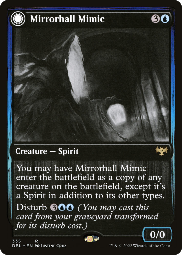 Mirrorhall Mimic (DBL-335) - Innistrad: Double Feature: (Double Faced Transform) Foil