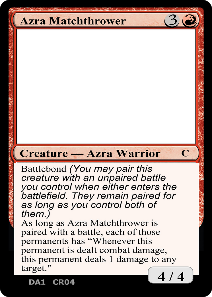 Azra Matchthrower (UNK-CR04A) - Unknown Event