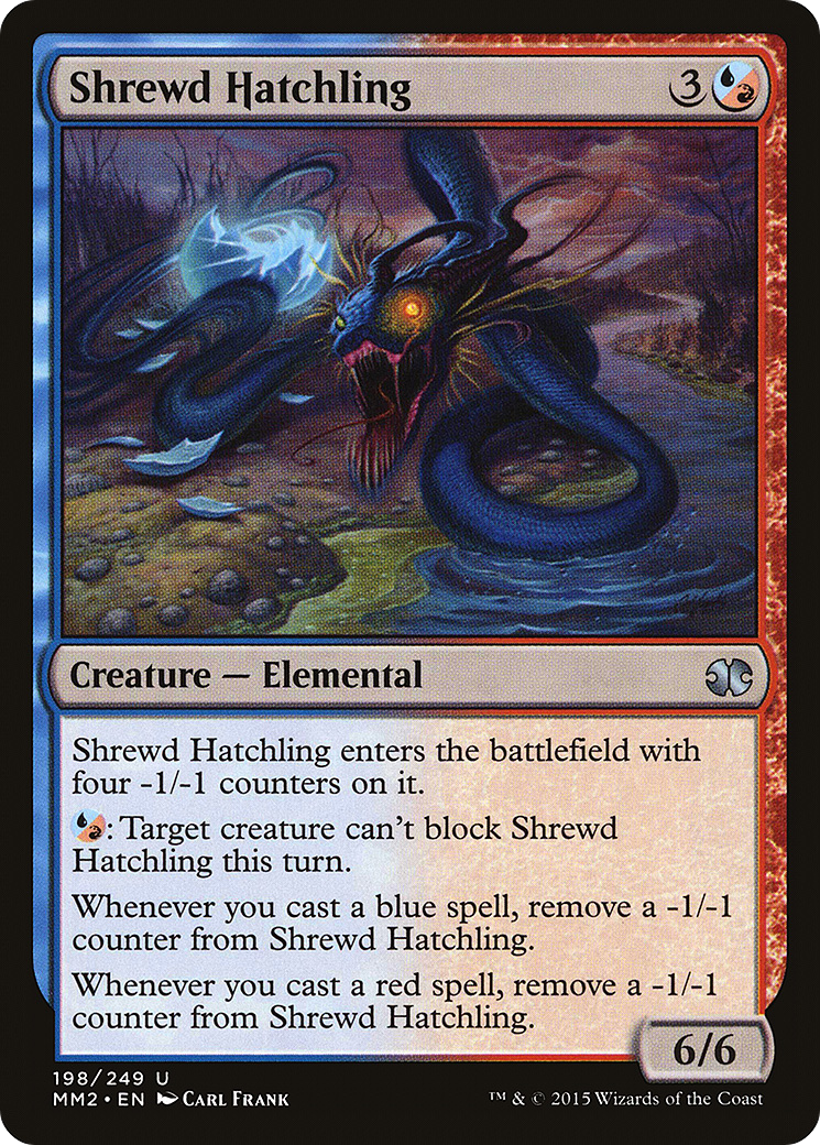 Shrewd Hatchling (MM2-198) - Modern Masters 2015 Foil