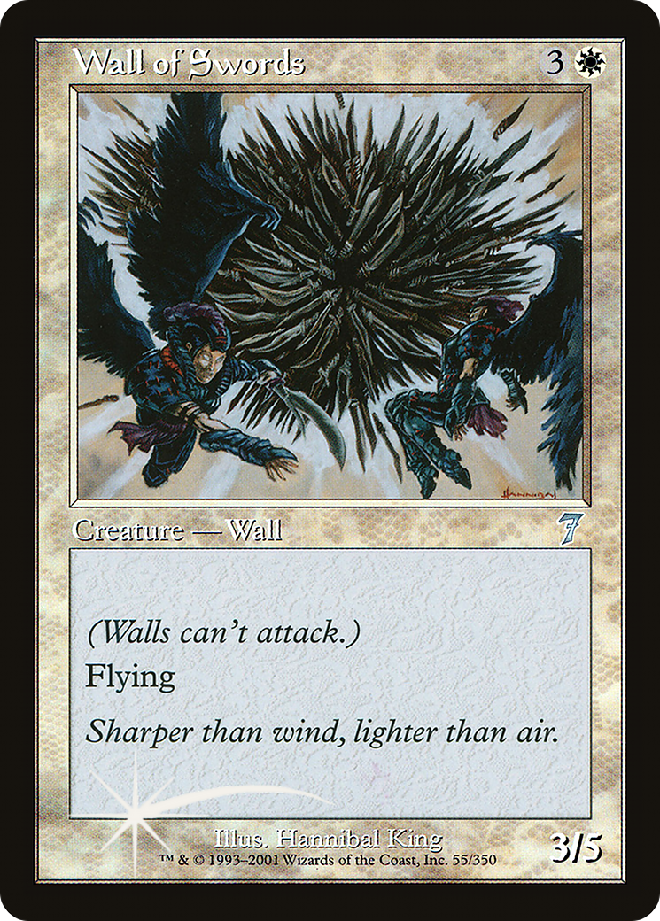 Wall of Swords (7ED-055) - 7th Edition