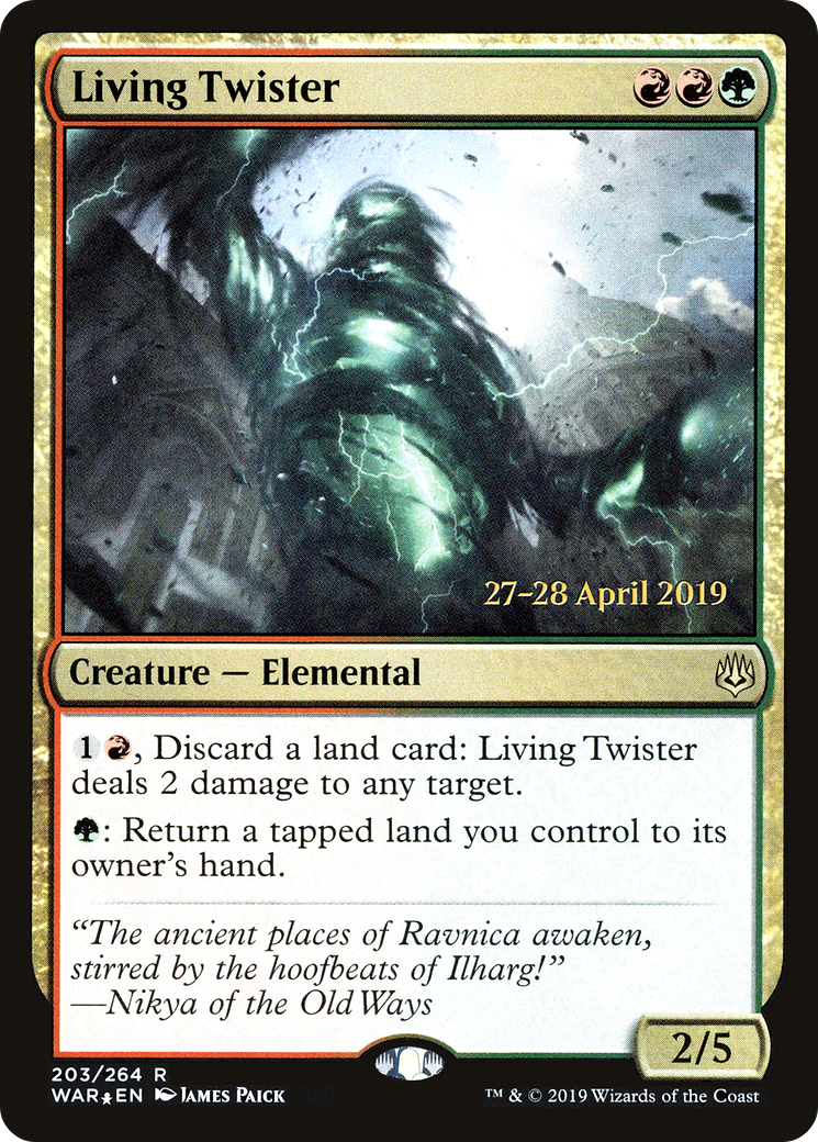 Living Twister (PRE-203) - War of the Spark Promos Foil