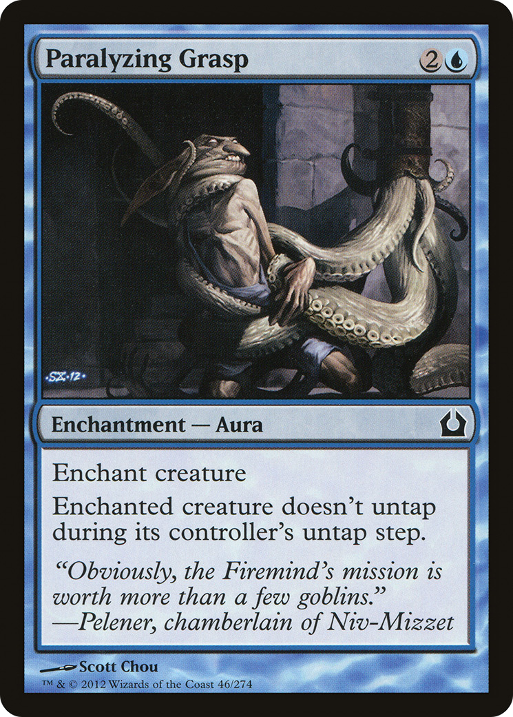 Paralyzing Grasp (RTR-046) - Return to Ravnica Foil