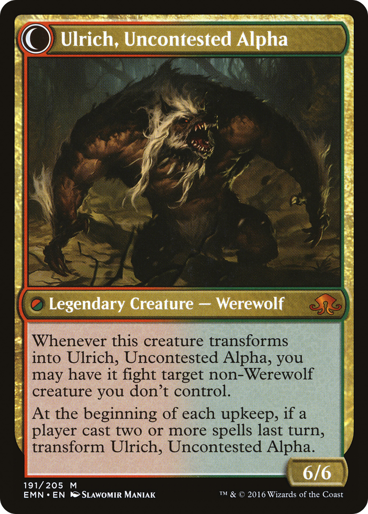 Ulrich of the Krallenhorde (EMN-191) - Eldritch Moon: (Double Faced Transform) Foil