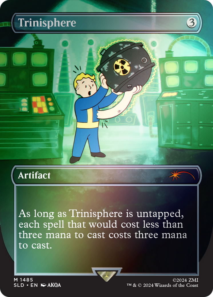 Trinisphere (Rainbow Foil) (SLD-1485) - Secret Lair Drop (Borderless) Foil