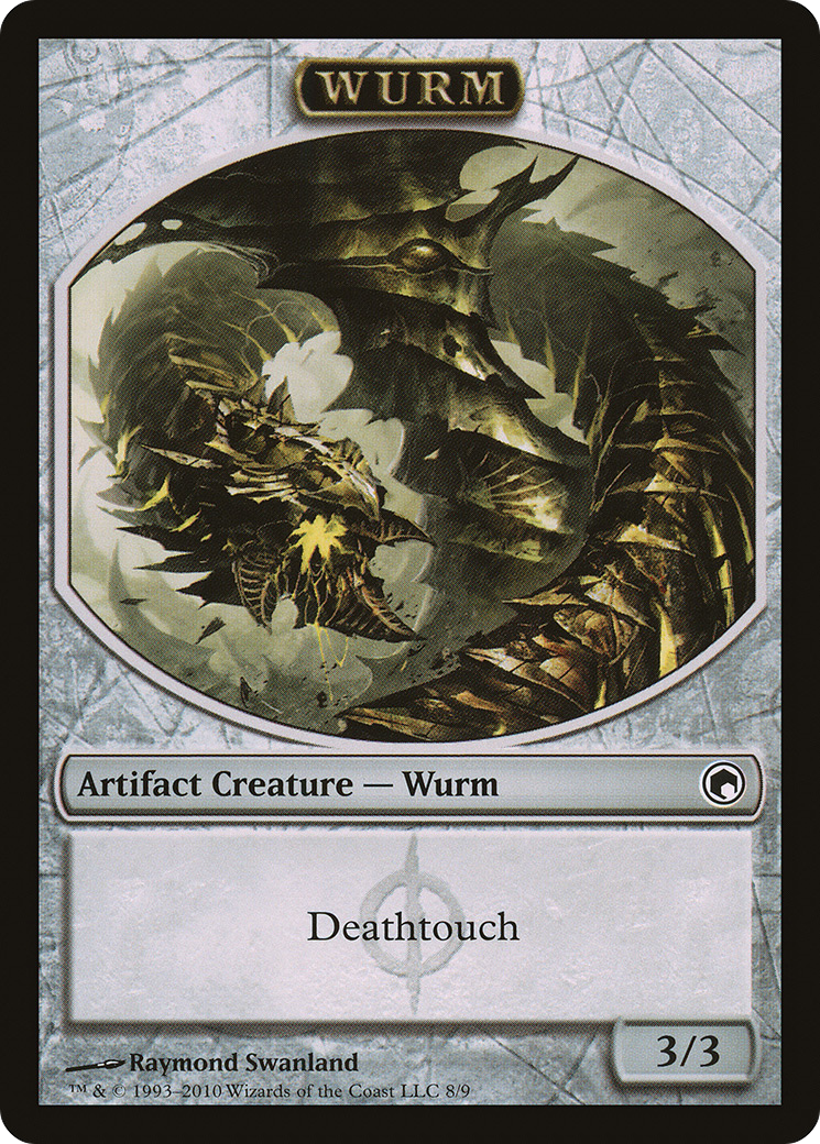 Wurm Token (8) (SOM-008) - Scars of Mirrodin Tokens