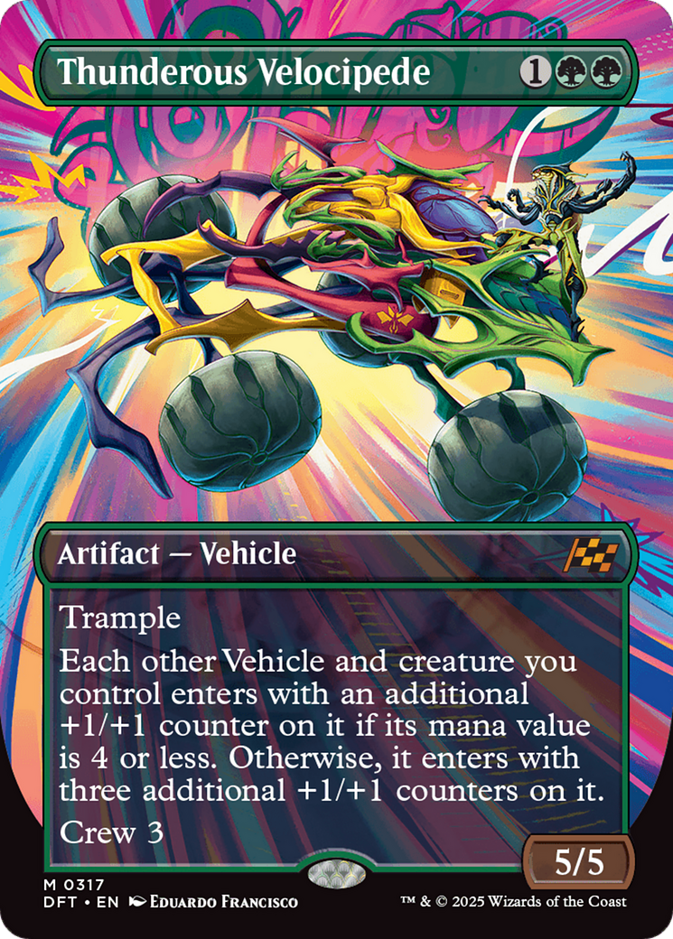 Thunderous Velocipede (Borderless) (DFT-317) - Aetherdrift (Borderless)