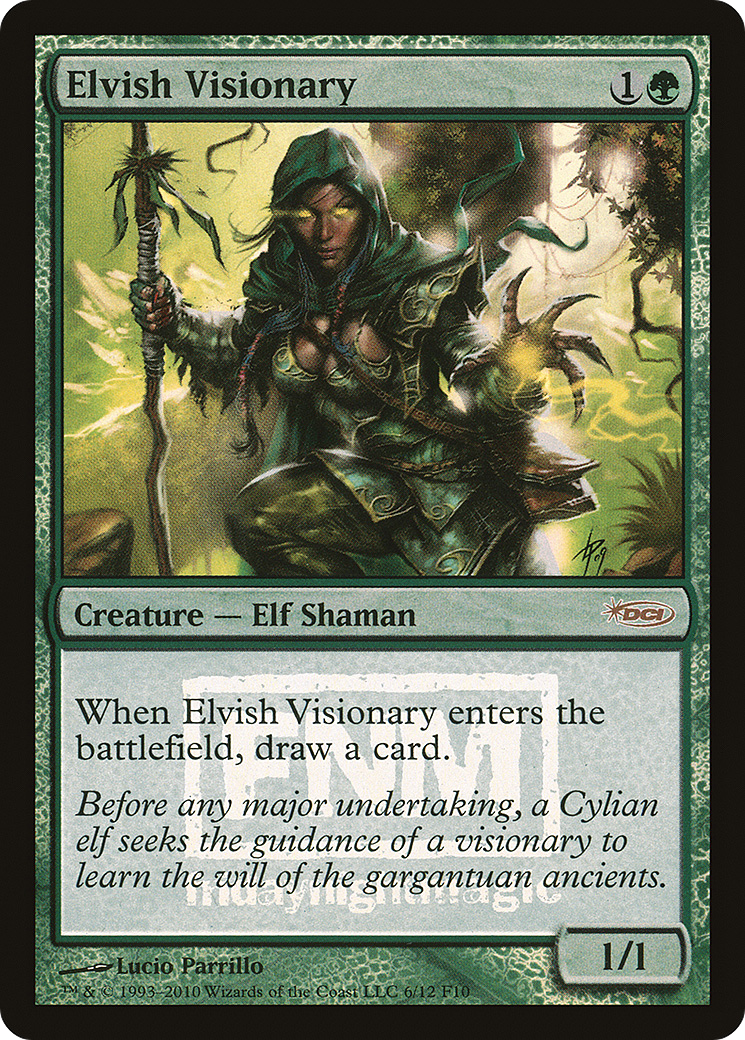 Elvish Visionary (FNM-006) - Friday Night Magic 2010 Foil