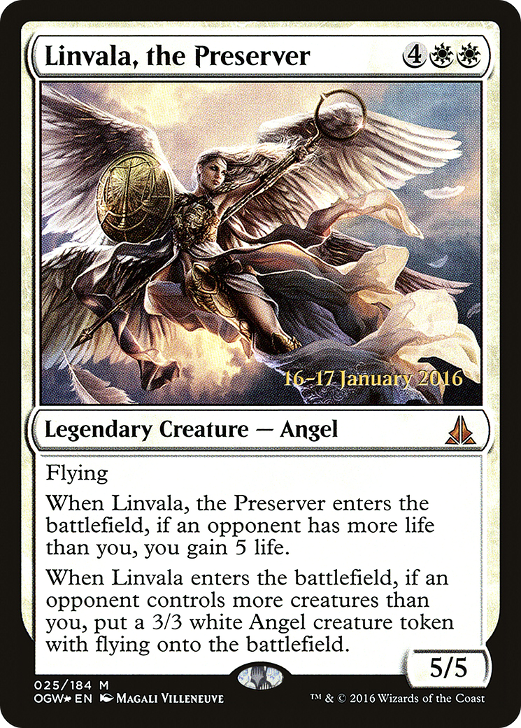 Linvala, the Preserver (PRE-025) - Oath of the Gatewatch Promos Foil