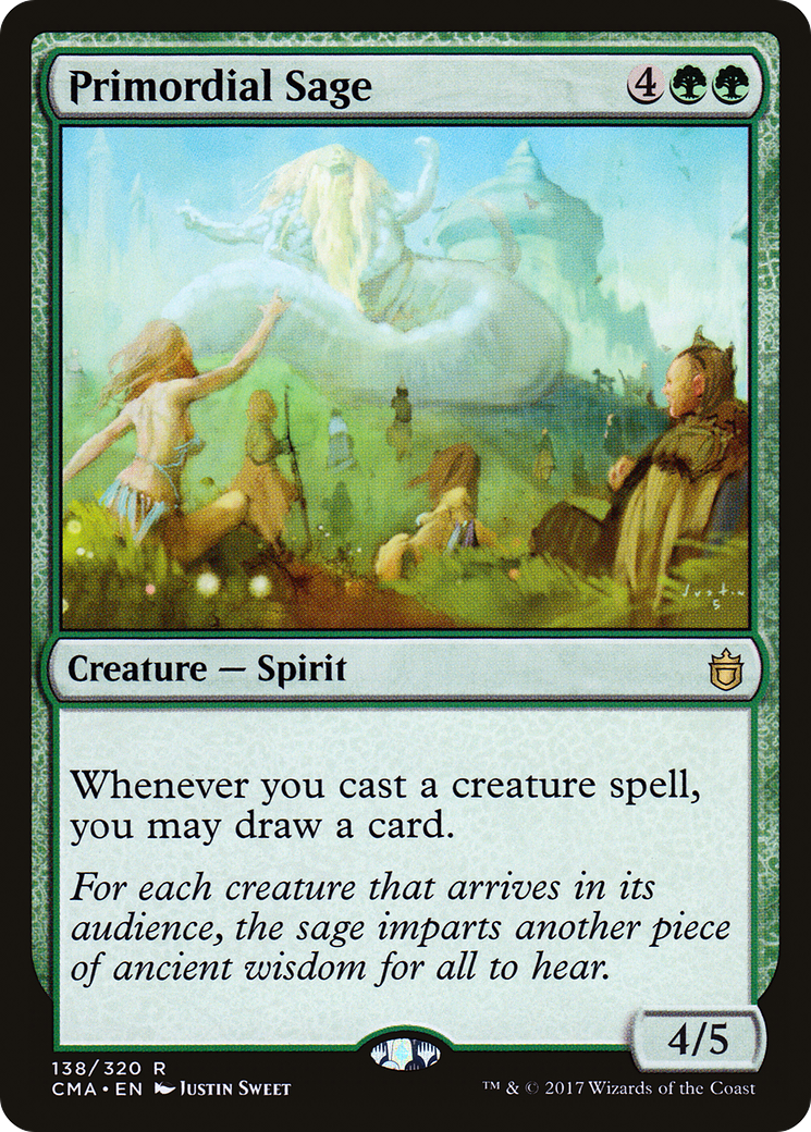 Primordial Sage (CMA-138) - Commander Anthology