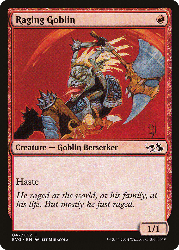 Raging Goblin (DD3-) - Duel Decks Anthology: Elves vs. Goblins