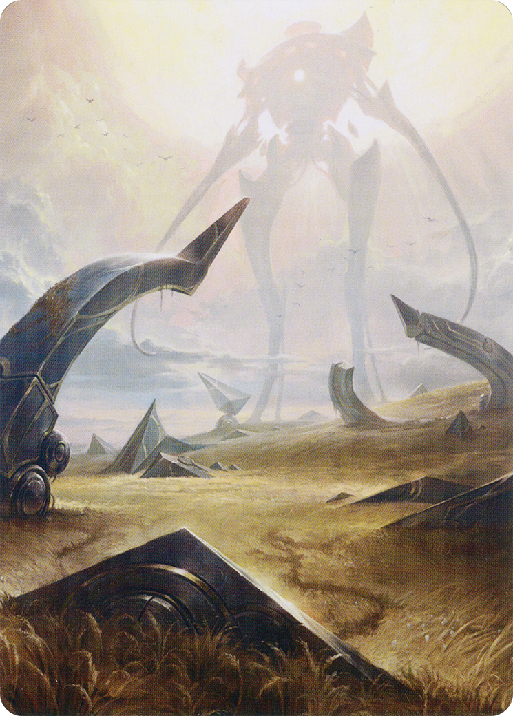 Plains // Plains (ABRO-047) - The Brothers' War Art Series (Borderless) Foil