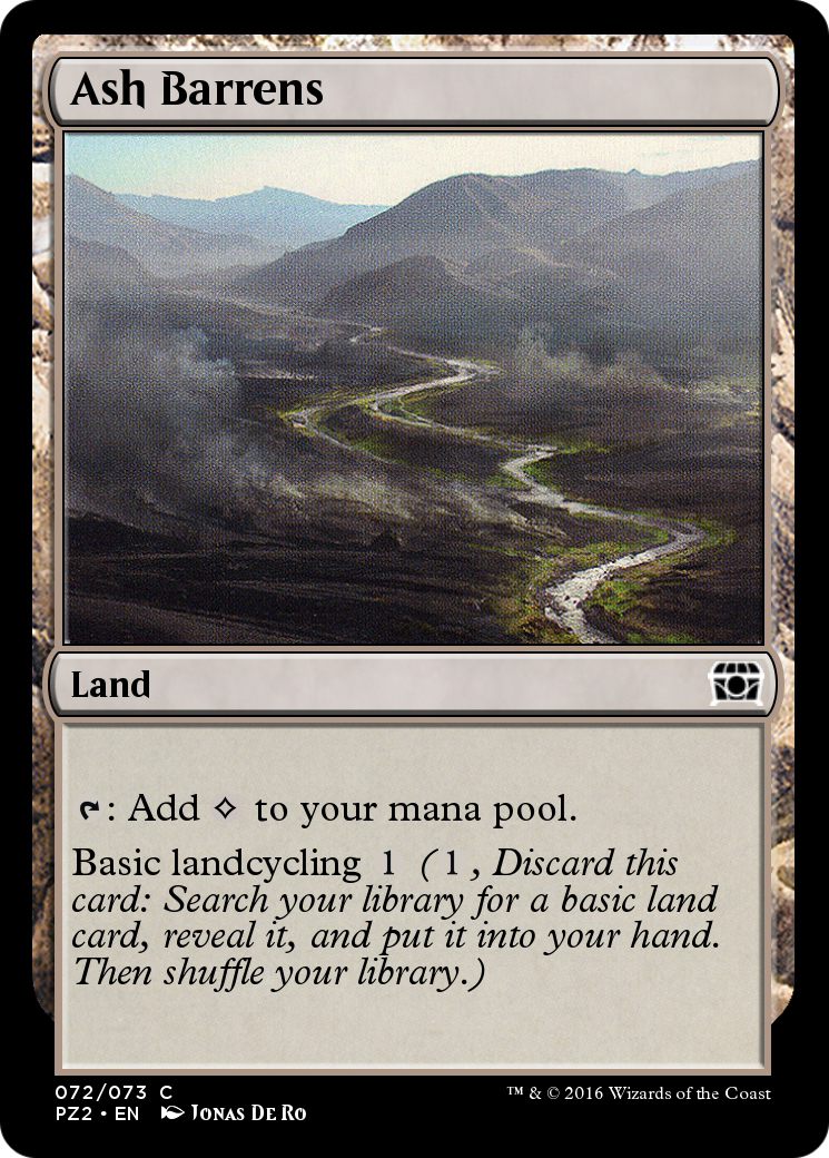Ash Barrens (PZ2-072) - Treasure Chest Foil