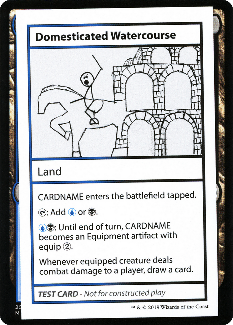 Domesticated Watercourse (No PW Symbol) (CMB1-114) - Mystery Booster Playtest Cards 2021