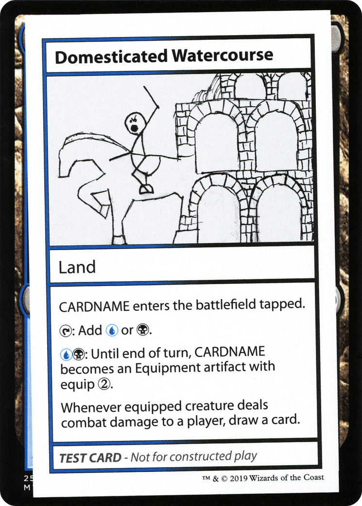 Domesticated Watercourse (No PW Symbol) (CMB1-114) - Mystery Booster Playtest Cards 2021
