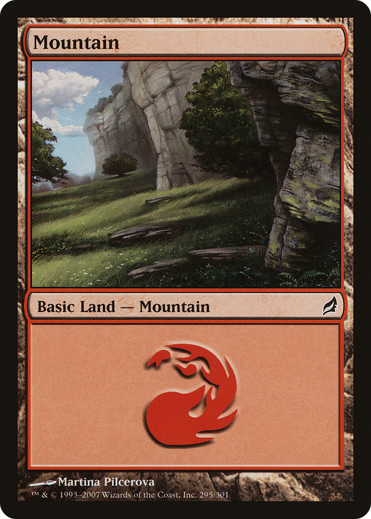 Mountain (295) (LRW-295) - Lorwyn Foil