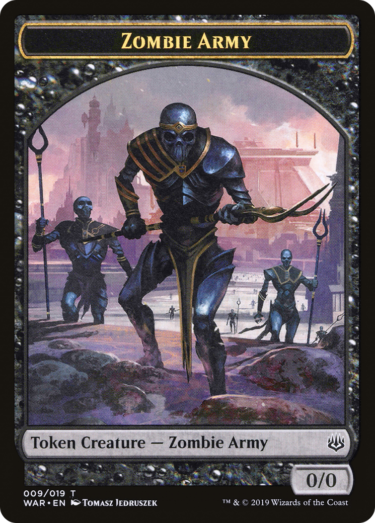 Zombie Army Token (009) (WAR-009) - War of the Spark Tokens
