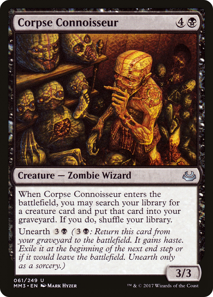 Corpse Connoisseur (MM3-061) - Modern Masters 2017
