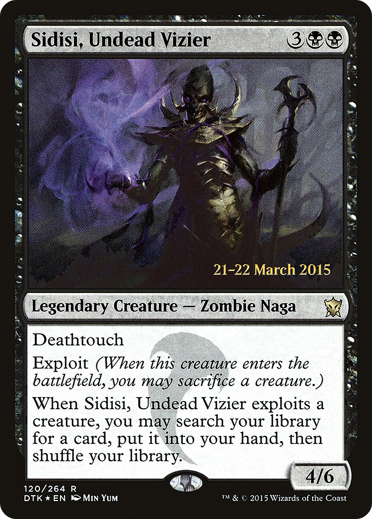 Sidisi, Undead Vizier (PRE-120) - Dragons of Tarkir Promos Foil