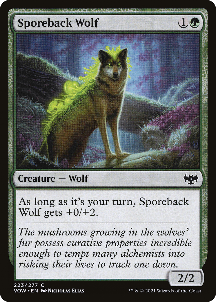 Sporeback Wolf (VOW-223) - Innistrad: Crimson Vow
