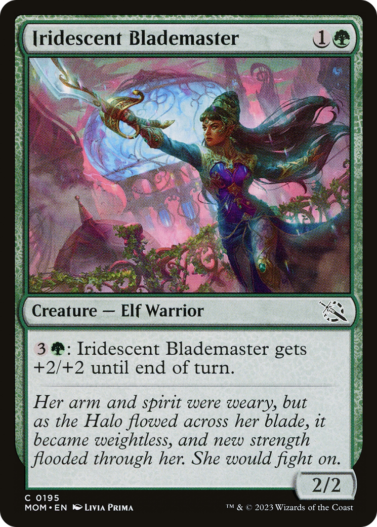 Iridescent Blademaster (MOM-195) - March of the Machine