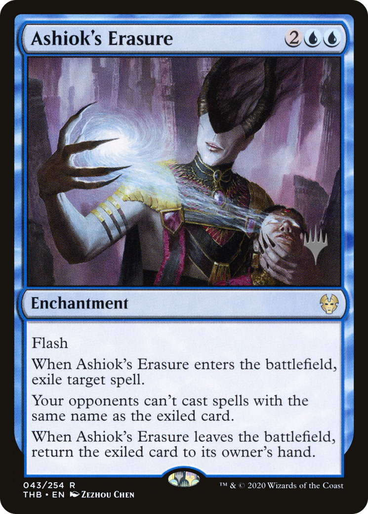 Ashiok's Erasure (PPTHB-43P) - Theros Beyond Death Promos