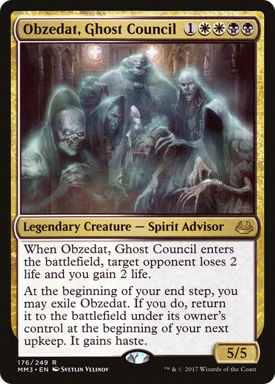 Obzedat, Ghost Council (MM3-176) - Modern Masters 2017