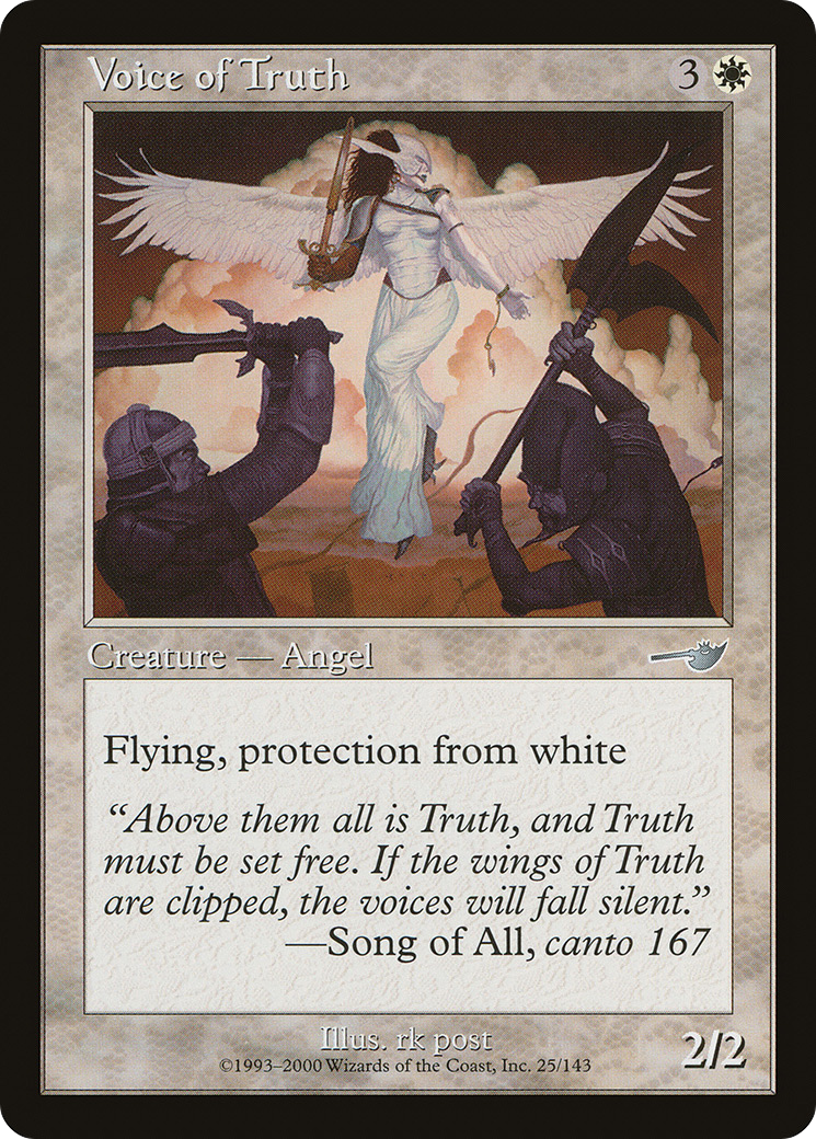 Voice of Truth (NMS-025) - Nemesis Foil