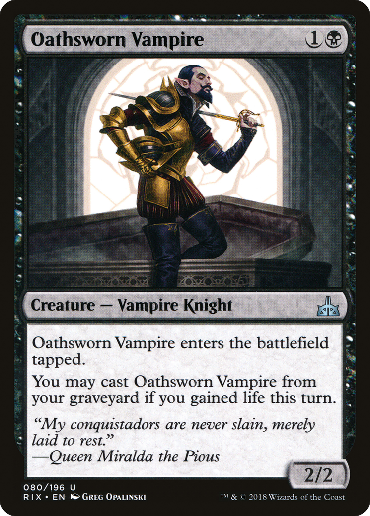 Oathsworn Vampire (RIX-080) - Rivals of Ixalan