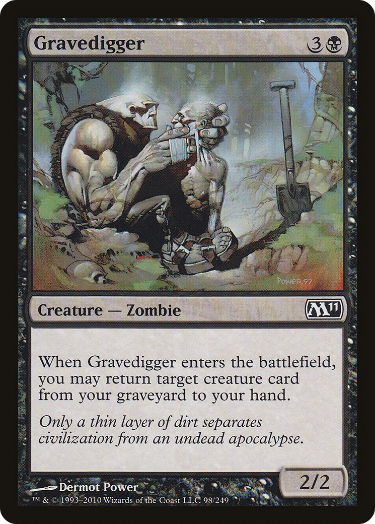 Gravedigger (M11-098) - Magic 2011 Foil