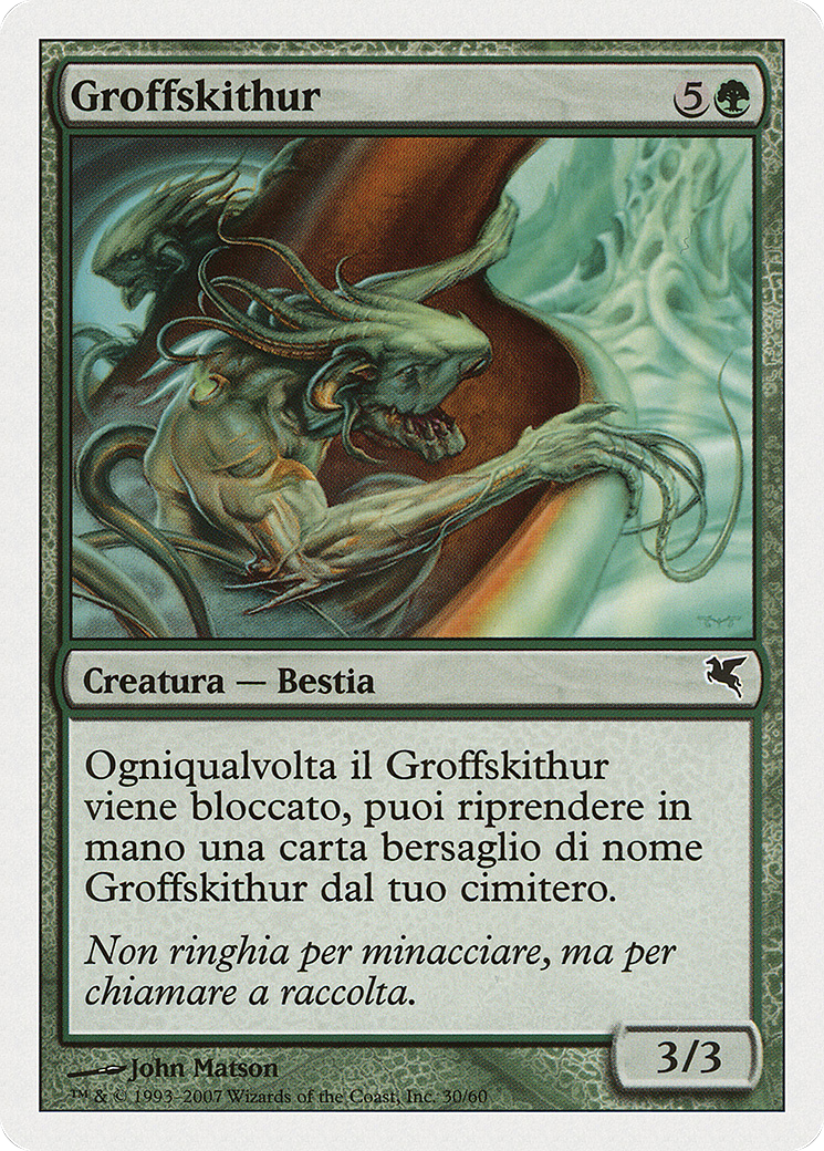 Groffskithur (Italian) - "Groffskithur" (K30) (PSAL-K30) - Salvat 2005