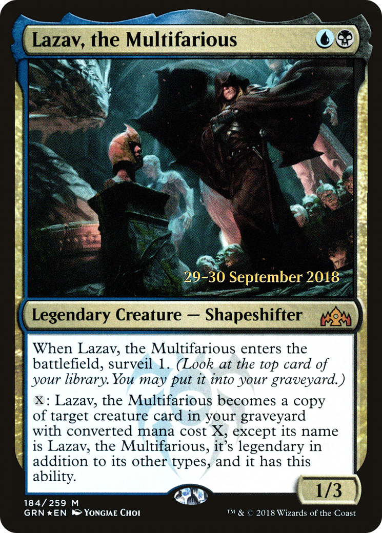 Lazav, the Multifarious (PRE-184) - Guilds of Ravnica Promos Foil