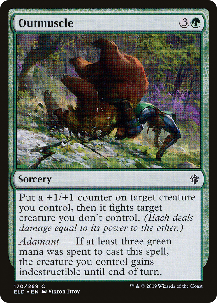 Outmuscle (ELD-170) - Throne of Eldraine