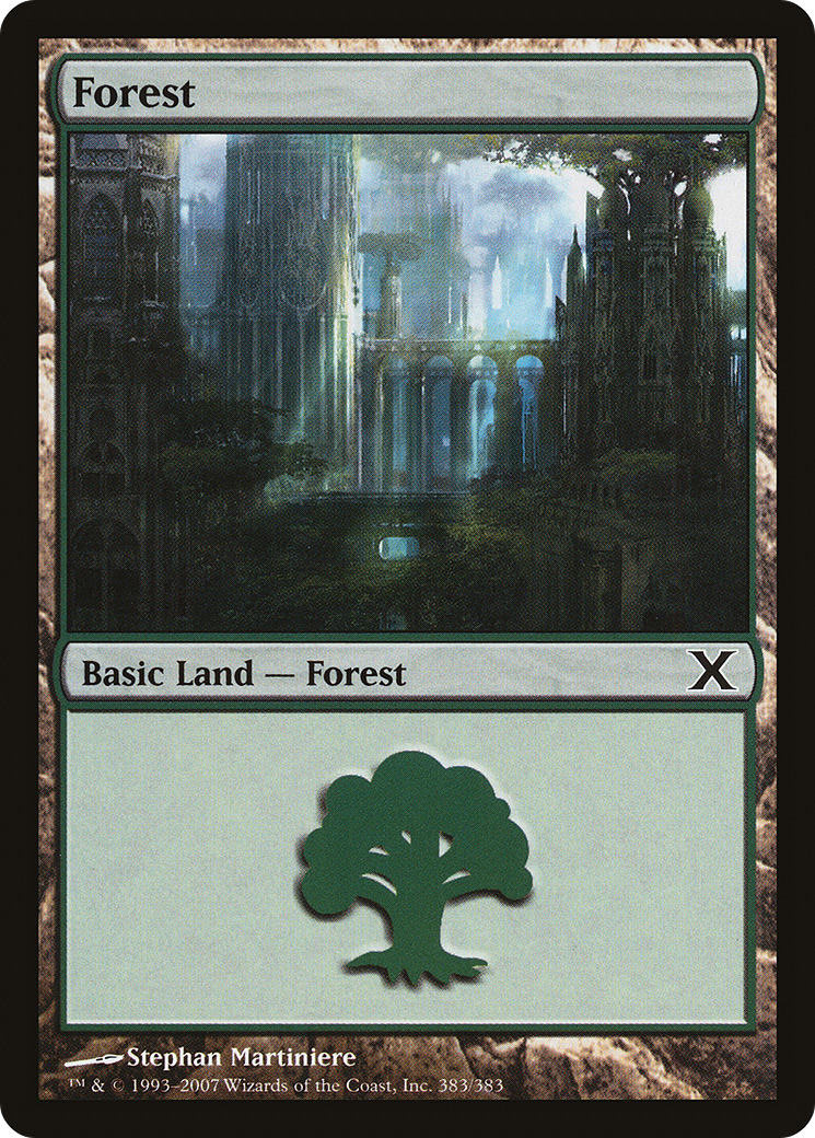 Forest (383) (10E-383) - Tenth Edition Foil