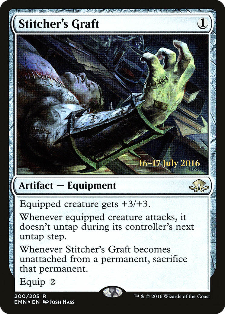 Stitcher's Graft (PRE-200) - Eldritch Moon Promos Foil
