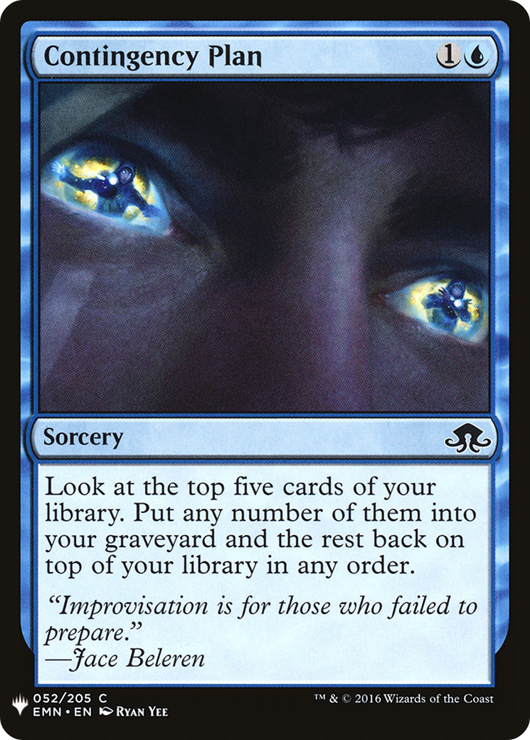 Contingency Plan (LIST-EMN-52) - The List