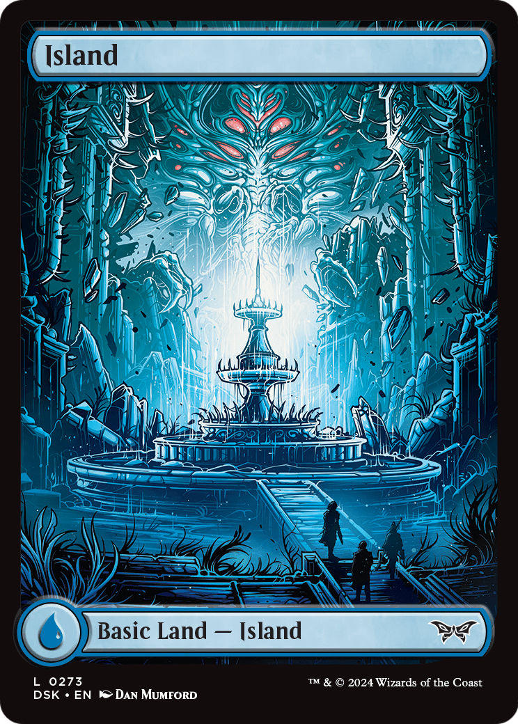 Island (273) - Full Art (DSK-273) - Duskmourn: House of Horror
