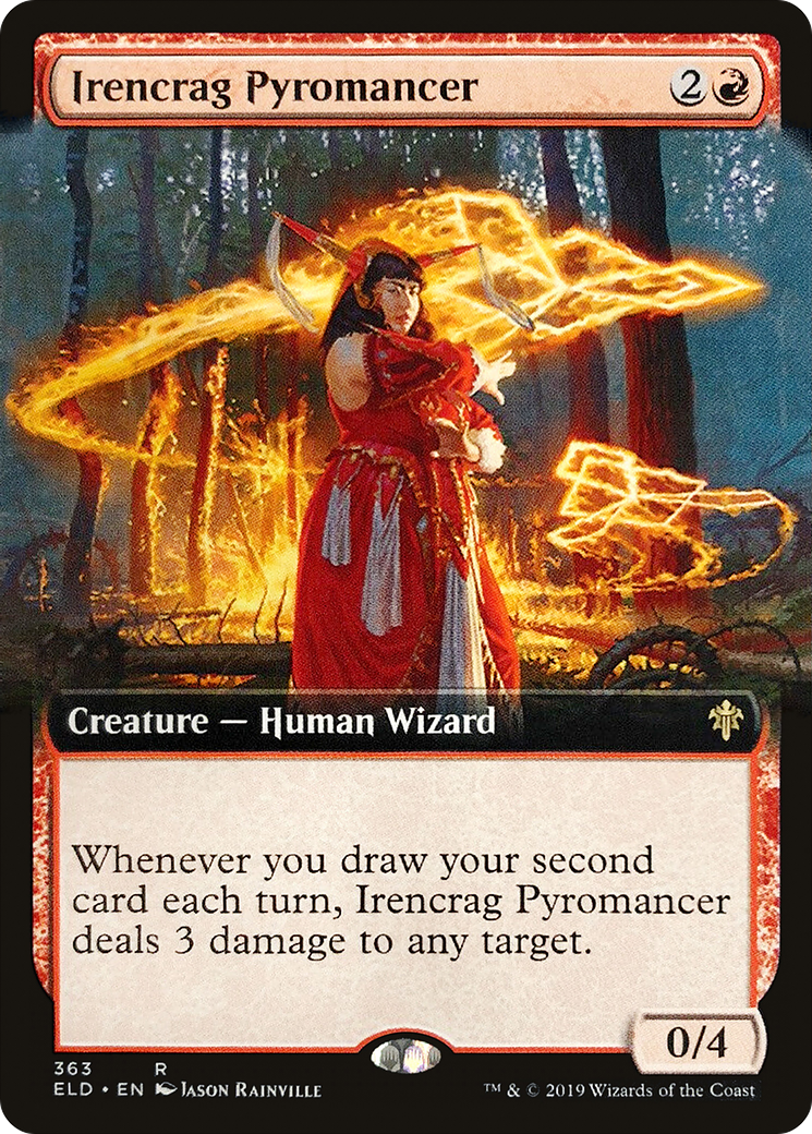 Irencrag Pyromancer (Extended Art) (ELD-363) - Throne of Eldraine: (Extended Art) Foil