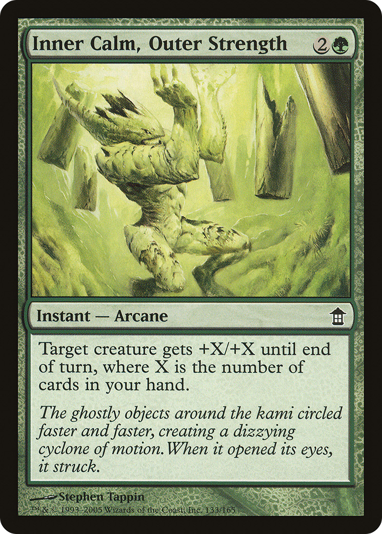 Inner Calm, Outer Strength (SOK-133) - Saviors of Kamigawa Foil