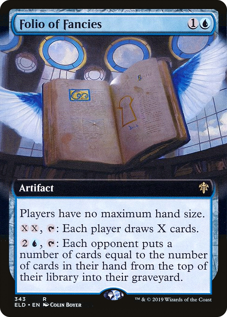 Folio of Fancies (Extended Art) (ELD-343) - Throne of Eldraine: (Extended Art) Foil