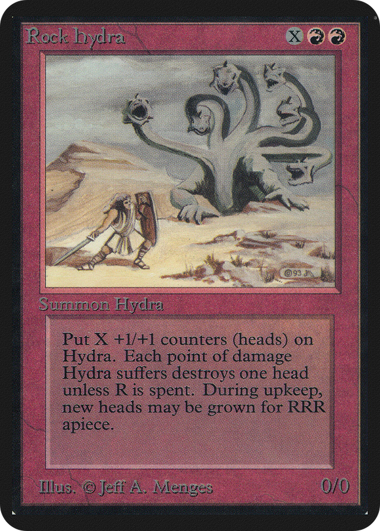 Rock Hydra (LEA-) - Limited Edition Alpha