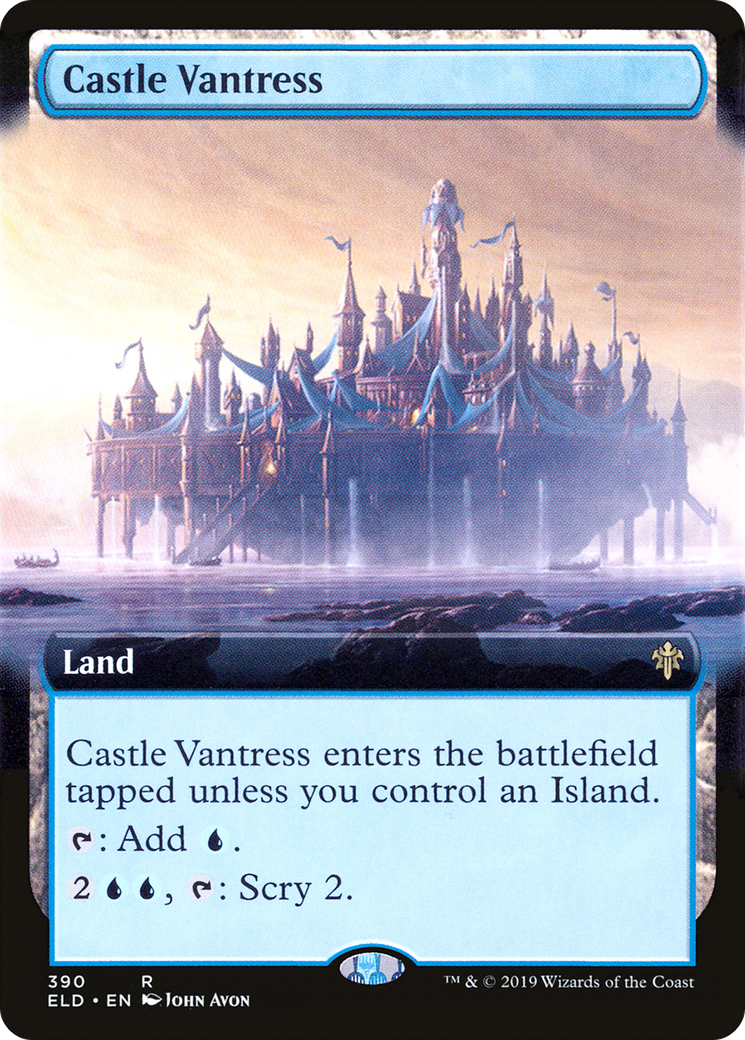 Castle Vantress (Extended Art) (ELD-390) - Throne of Eldraine: (Extended Art) Foil