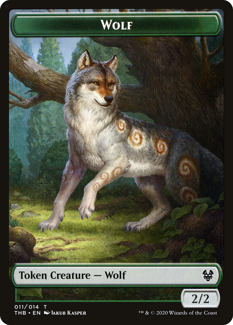 Wolf Token (THB-011) - Theros Beyond Death Tokens